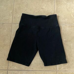 Hollister Women's Black Biker Shorts